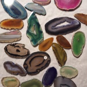 tranches d'agate