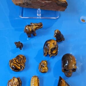 bibelots en oeil de tigre