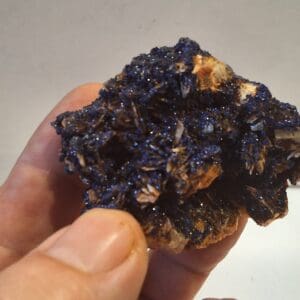 azurite/baryte (maroc)