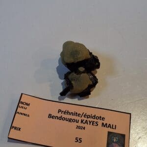 prehnite sur épidote