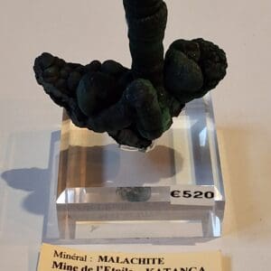 stalagmite de malachite