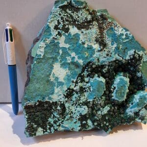 malachite boules/chrysocolle