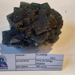 fluorine verte /pyrite