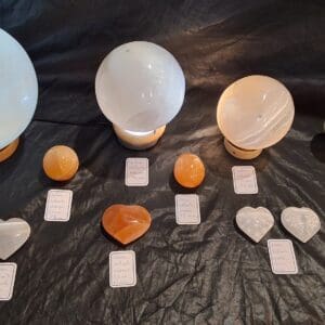 Selenite spheres