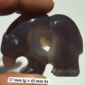 Ours en agate