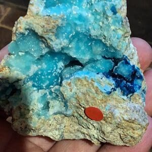 Hemimorphite bleue/veszelyite