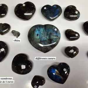 Coeurs de labradorite