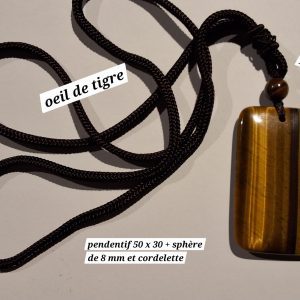 Pendentif oeil de tigre
