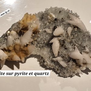 Calcite/ pyrite/quartz