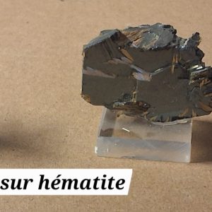 Rutile sur hématite