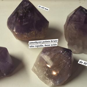Amethyste pointes brutes