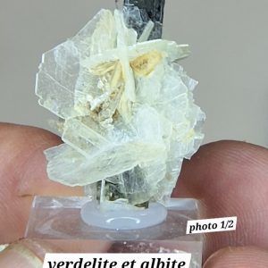 Tourmaline verte et albite